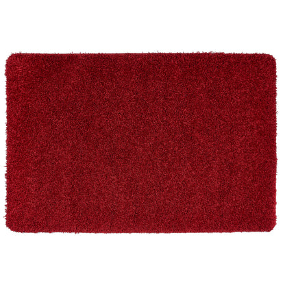 My Rug Red Medium Shaggy Machine Washable Rug 140cm x 200cm