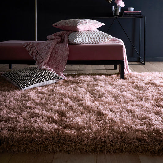 Origins Extravagance Large Rose Pink Rug 160cm X 230cm