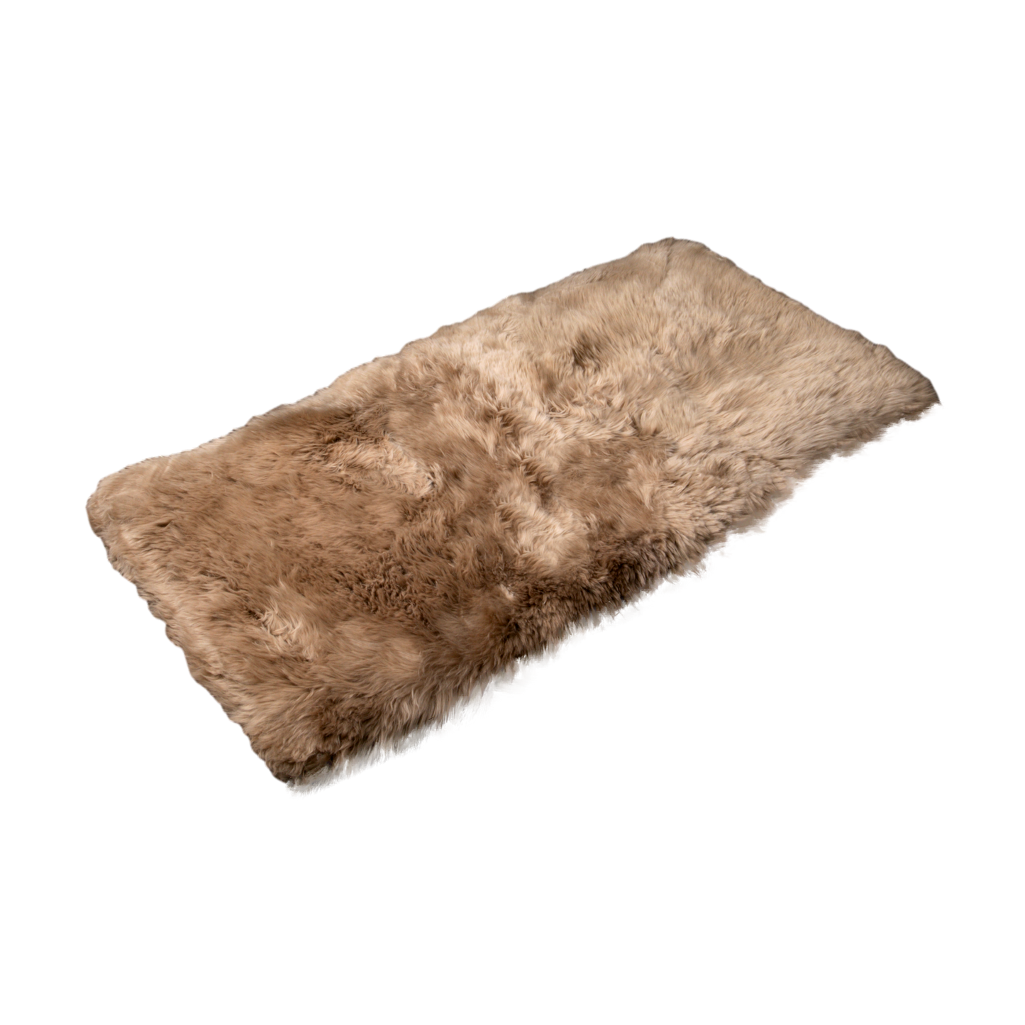 Light Brown Rectangular Genuine NZ Sheepskin Rug 70cm x 140cm