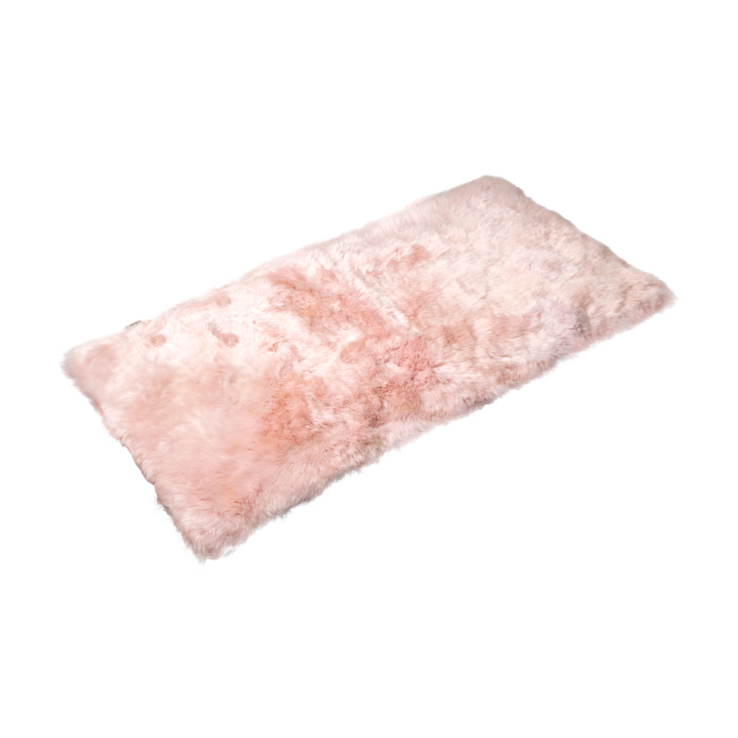 Pink Rectangle Genuine NZ Sheepskin Rug 70cm x 140cm