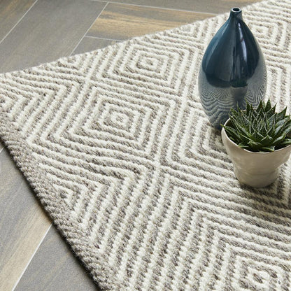 Origins Estelle Natural Geometric Wool Rug