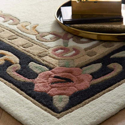 Origins Shensi Black Traditional Wool Rug