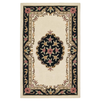 Origins Shensi Black Traditional Wool Rug