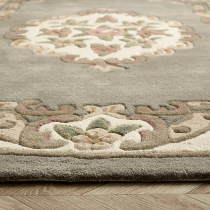 Origins Shensi Grey Traditional Wool Rug