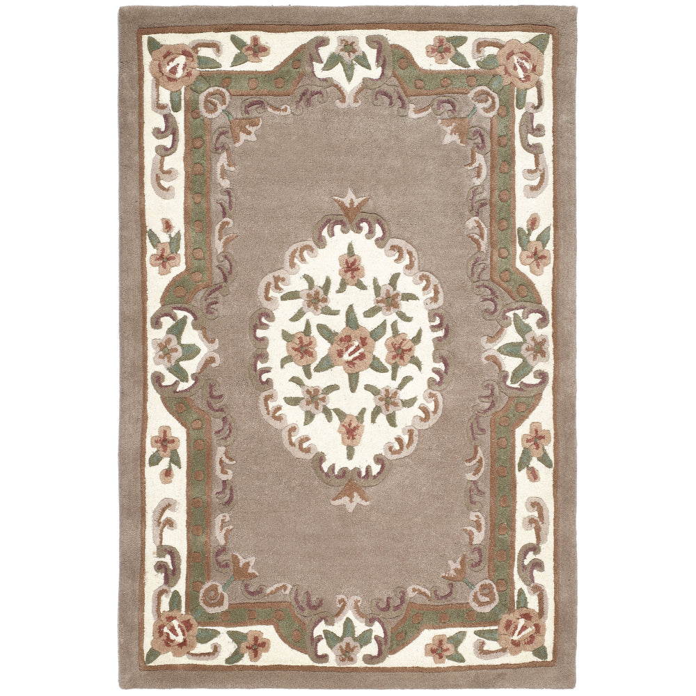 Origins Shensi Beige Traditional Wool Rug