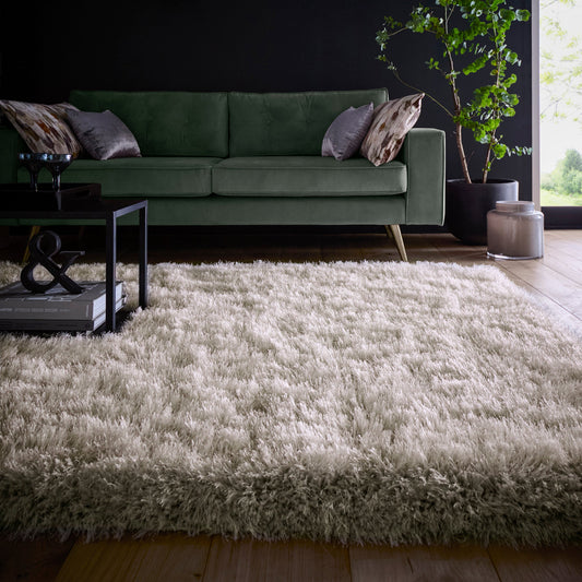 Origins Extravagance Large Silver Grey Rug 160cm x 230cm