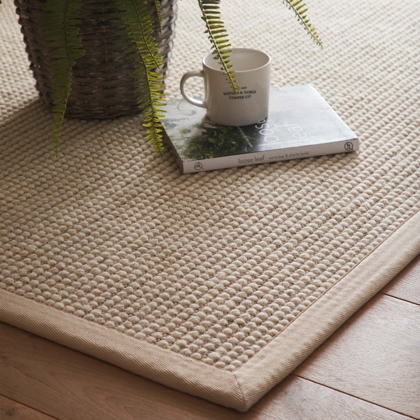 Origins Sisal Boucle with Beige Border Premium Rug