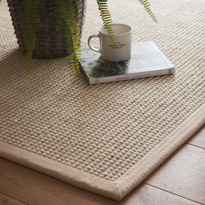 Origins Sisal Boucle with Beige Border Premium Rug