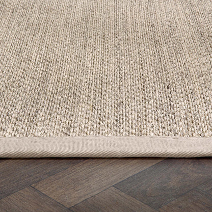 Origins Sisal Light Beige with Sand Border Premium Rug