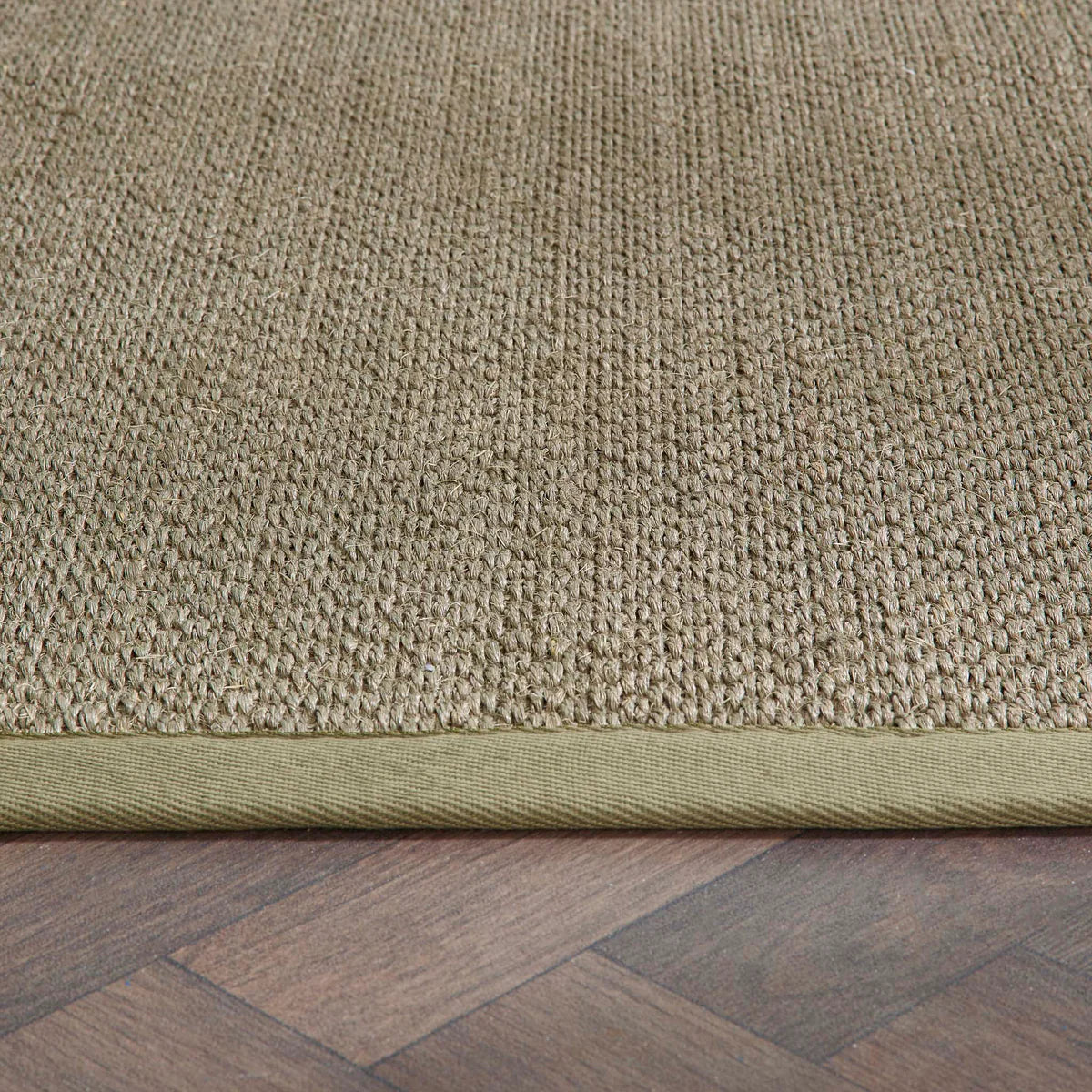 Origins Sisal Sage Green with Sage Green Border Premium Rug