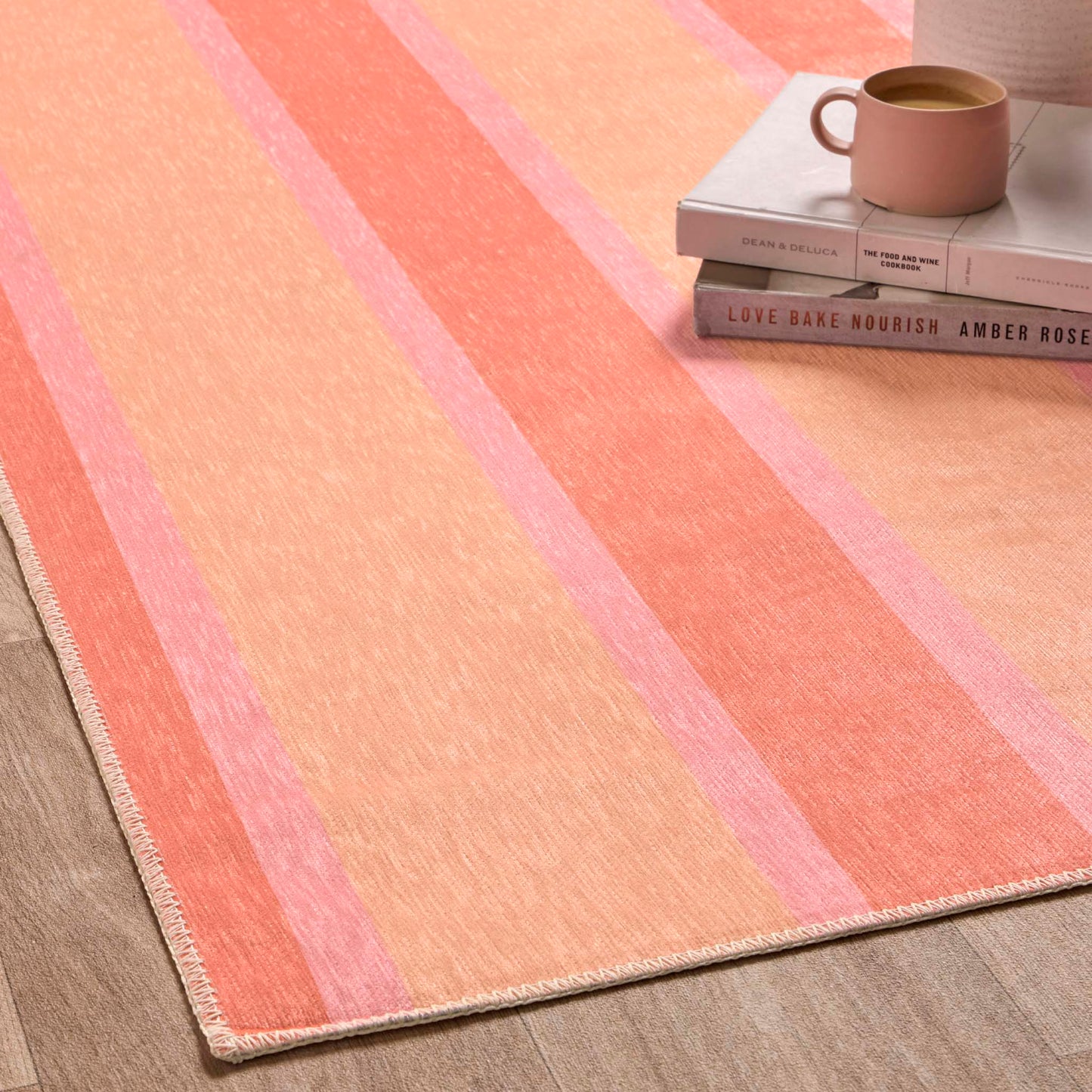 Origin Washable Multicoloured Sorbet Stripe Rug 160cm X 230cm