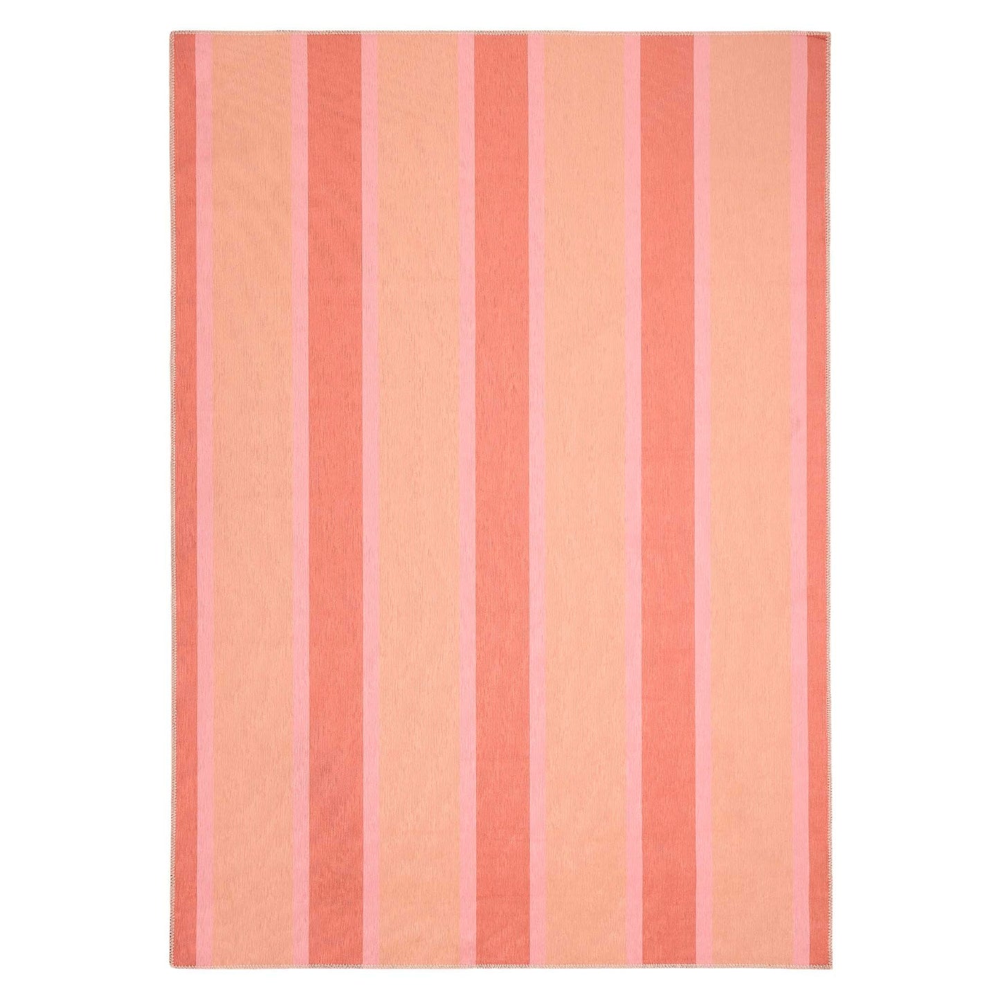 Origin Washable Multicoloured Sorbet Stripe Rug 160cm X 230cm