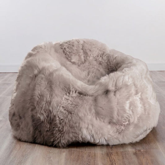 XL Stone New Zealand Sheepskin Beanbag