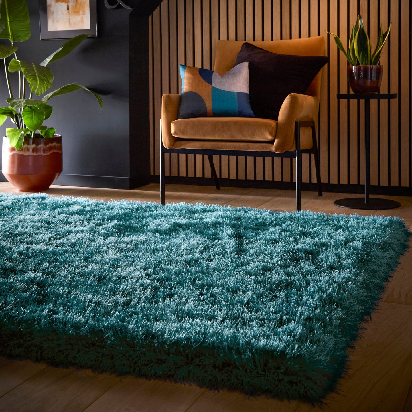 Origins Extravagance Large Teal Blue Rug 160cm x 230cm