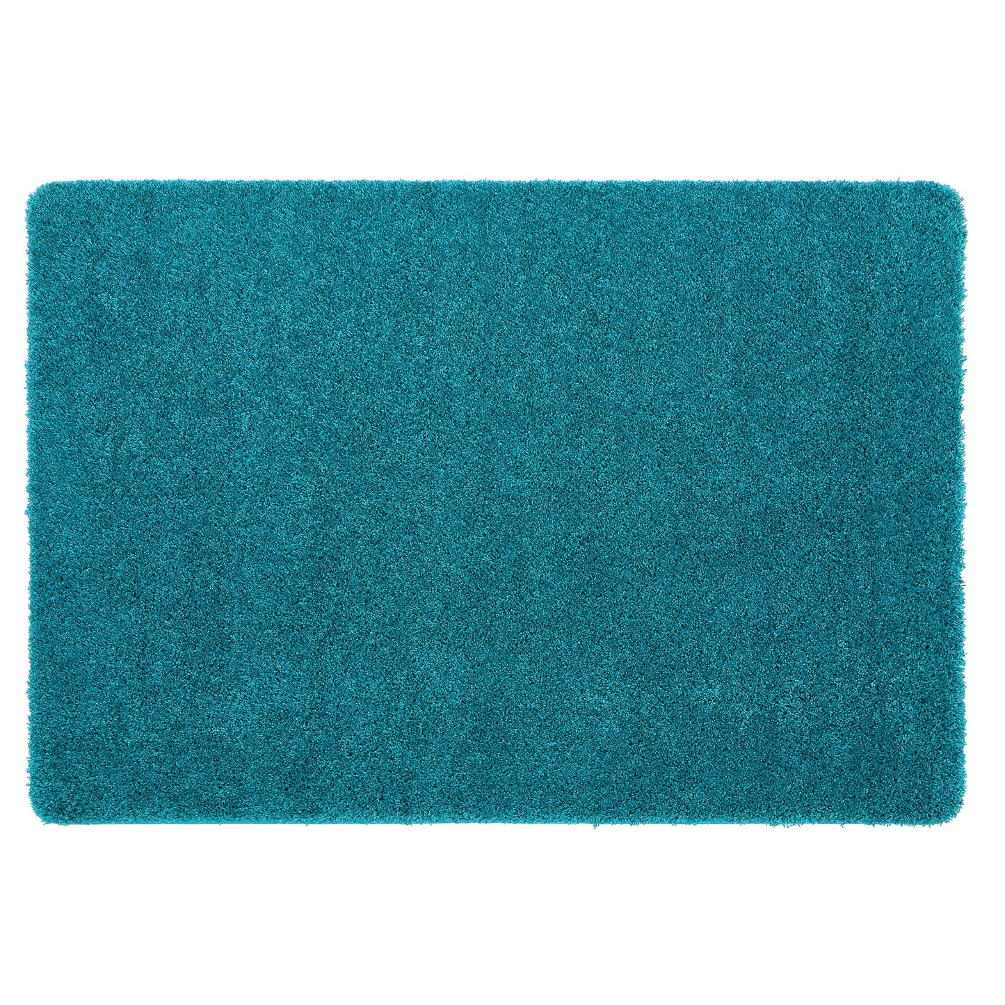 My Rug Teal Blue Shaggy Machine Washable Rug 140cm X 200cm