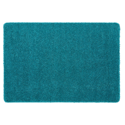 My Rug Teal Blue Shaggy Machine Washable Rug 140cm X 200cm
