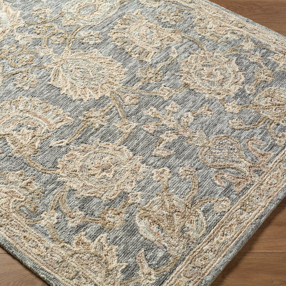 Arnold Blue Traditional Wool Rug
