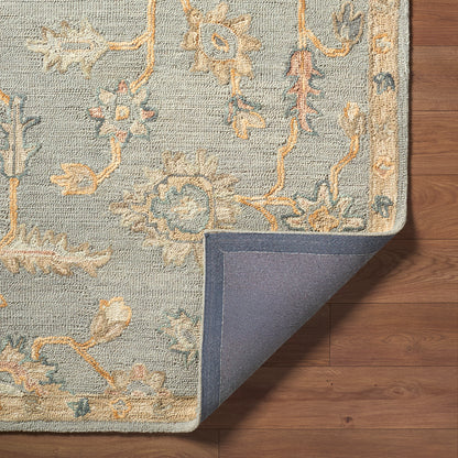 Arnold Grey Traditional Wool Rug