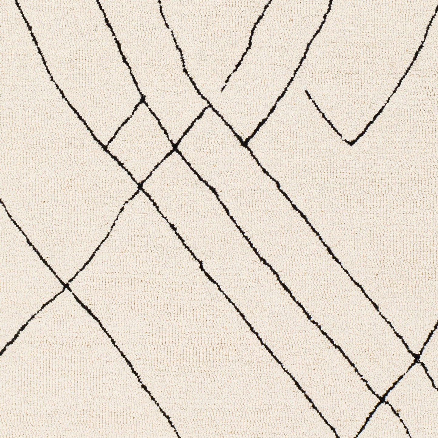 Arsenal Global Cream Modern  Hand Tufted Wool Rug