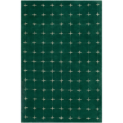 Brook Green Modern Wool Rug