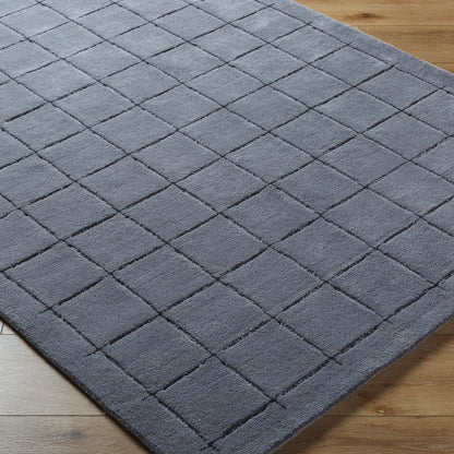 Brook Grey Modern Wool Rug