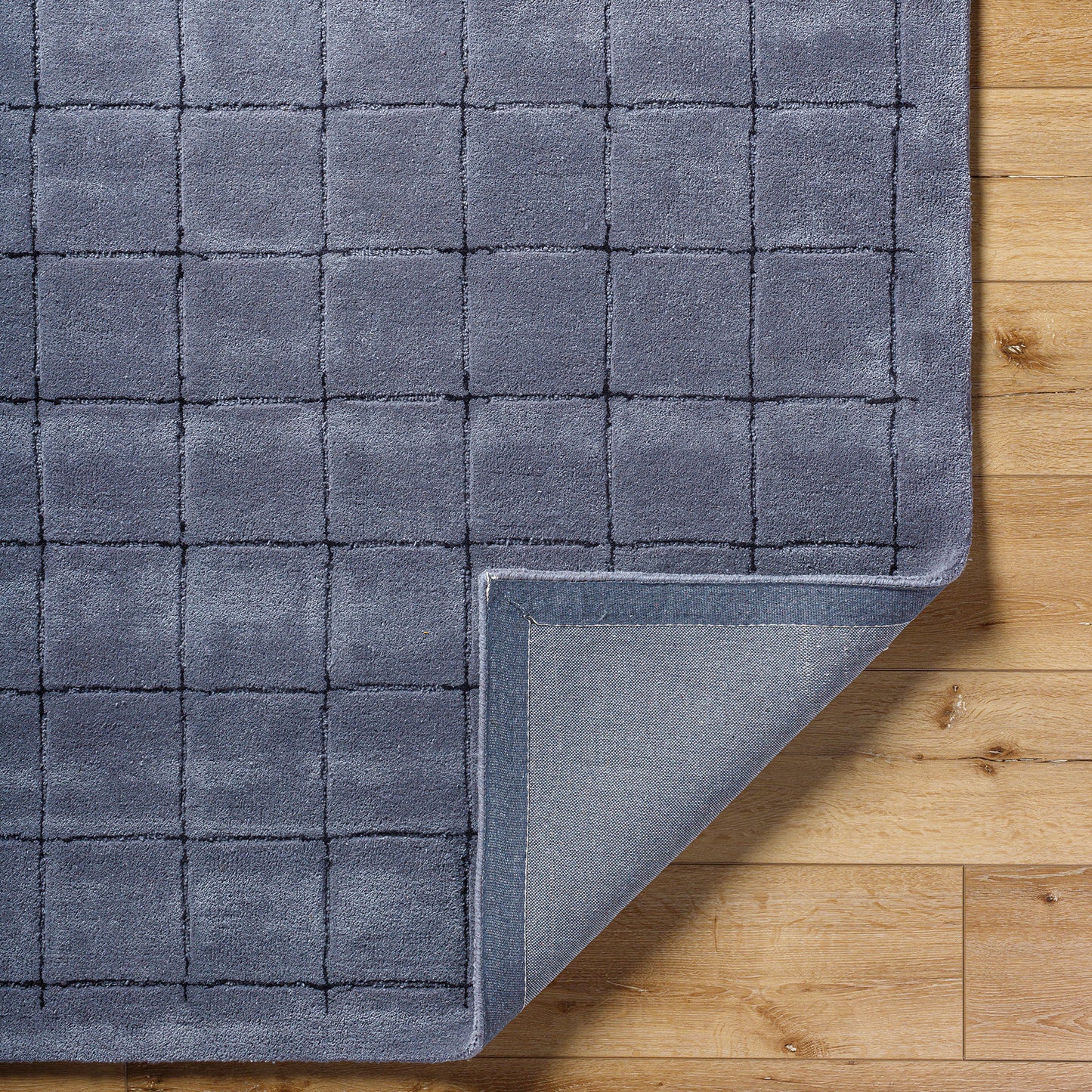 Brook Grey Modern Wool Rug
