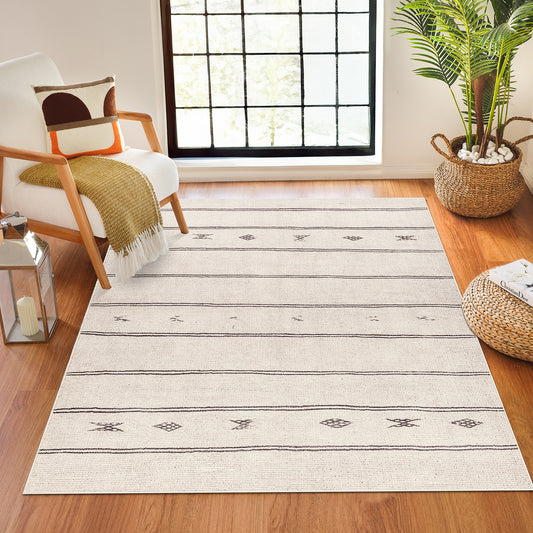 Rivi Becki Owens Cream Global Rug