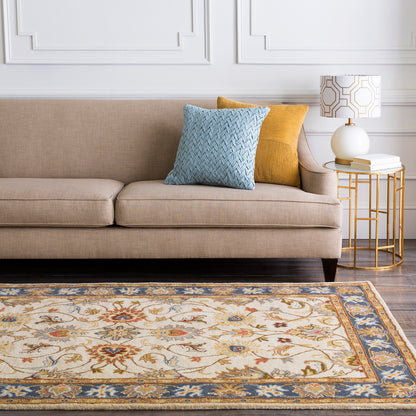Caesar Multicolour Traditional Hand Tufted Wool Rug