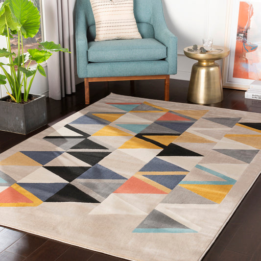 City Multicour Modern Geometric Rug