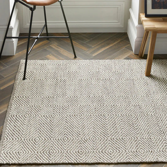 Origins Estelle Natural Geometric Wool Rug