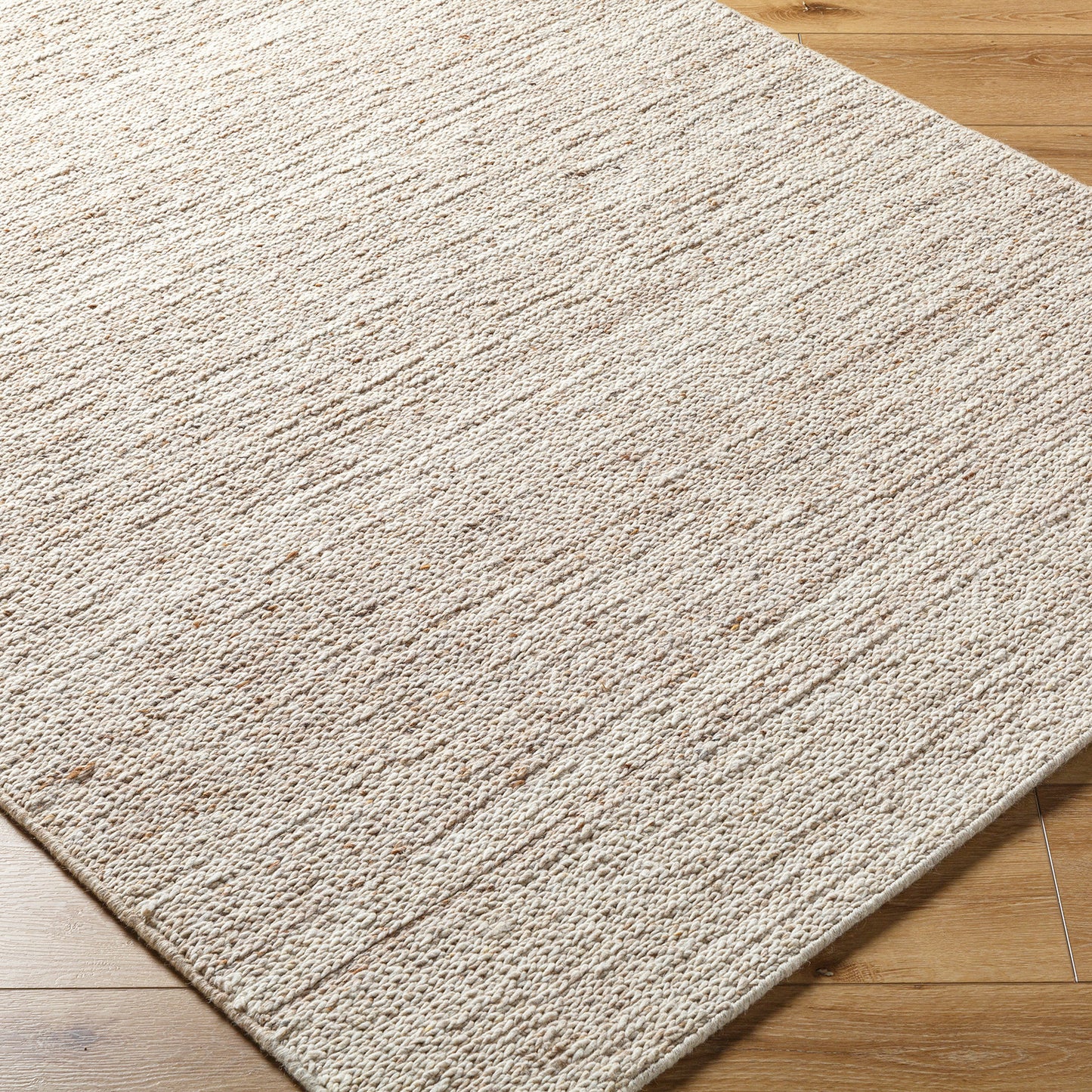Derby Cottage Beige Modern Wool Rug