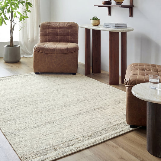 Derby Cottage Grey Modern Wool Rug