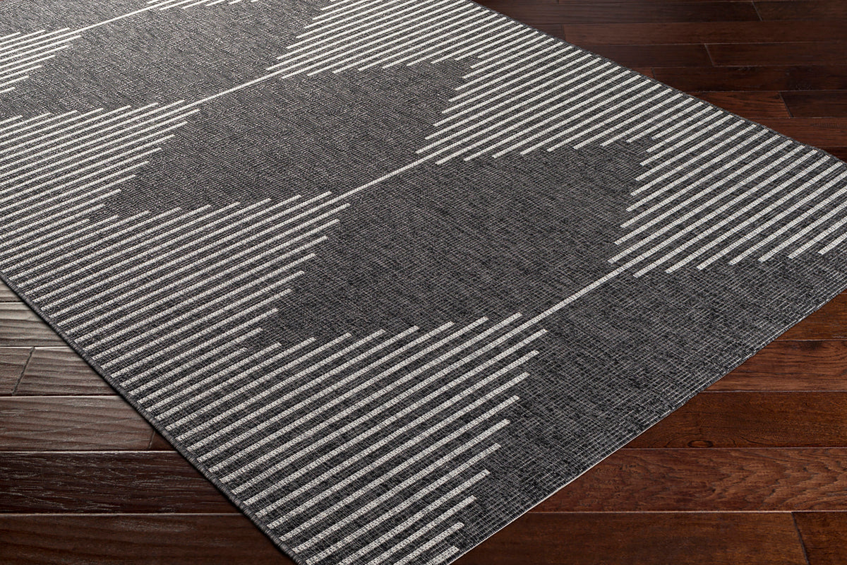 Eagean Global Charcoal Modern Global Rug