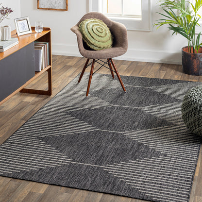 Eagean Global Charcoal Modern Global Rug