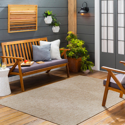Eagean Global Tan Geometric Rug