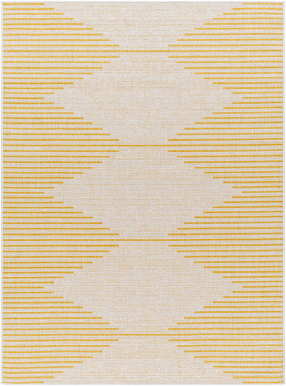 Eagean Global Yellow Modern Rug