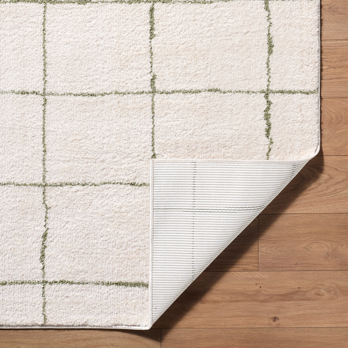 Tivoli Cream Washable Shaggy Rug