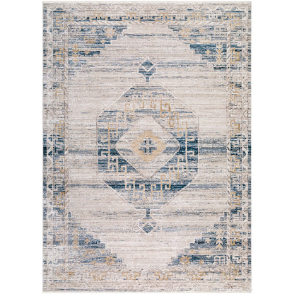 Fifth Avenue Vintage Blue and Grey Rug