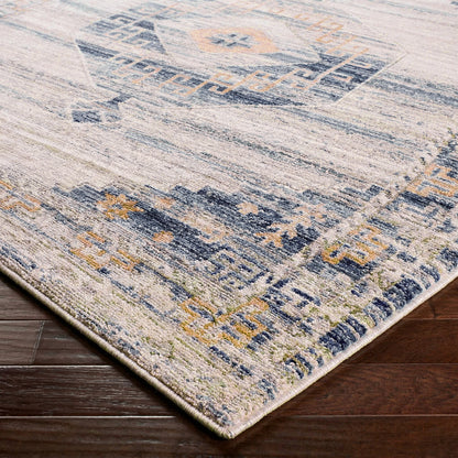 Fifth Avenue Vintage Blue and Grey Rug