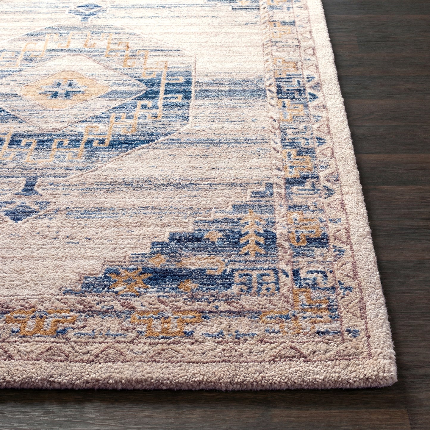 Fifth Avenue Vintage Blue and Grey Rug