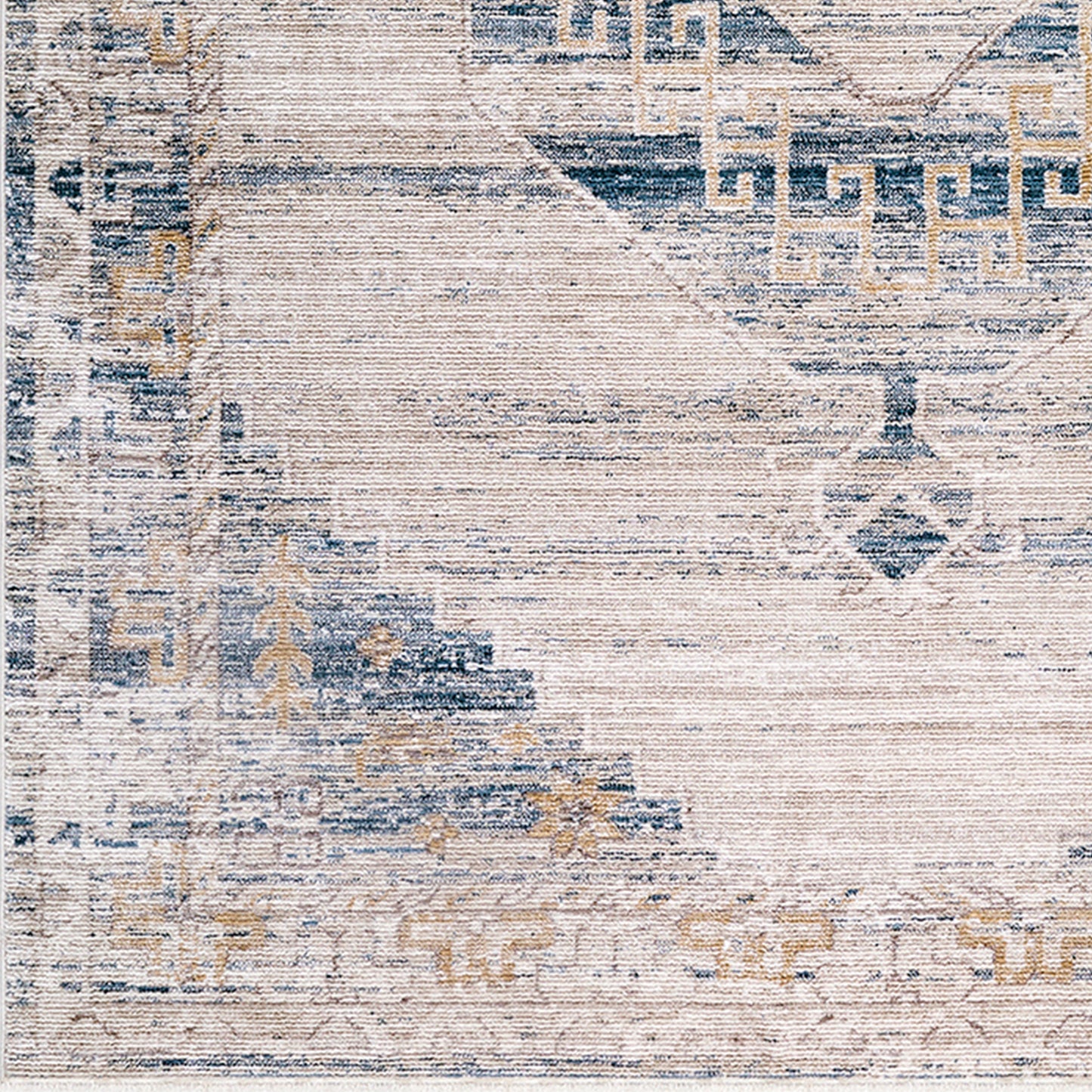 Fifth Avenue Vintage Blue and Grey Rug