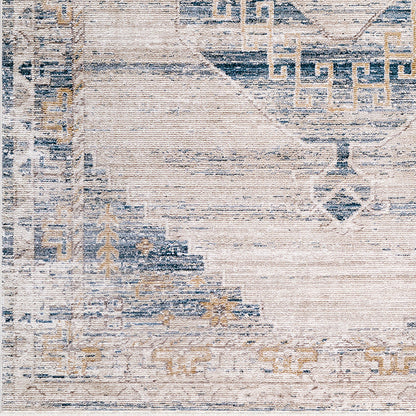 Fifth Avenue Vintage Blue and Grey Rug