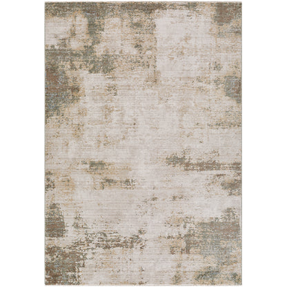Myrtle Avenue III by Galey Alix Modern Brown Marble Rug