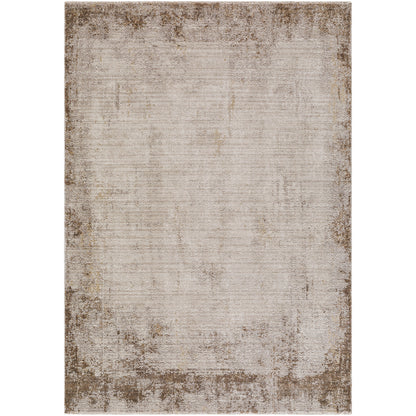 Myrtle Avenue IV by Galey Alix Modern Brown Marble Rug