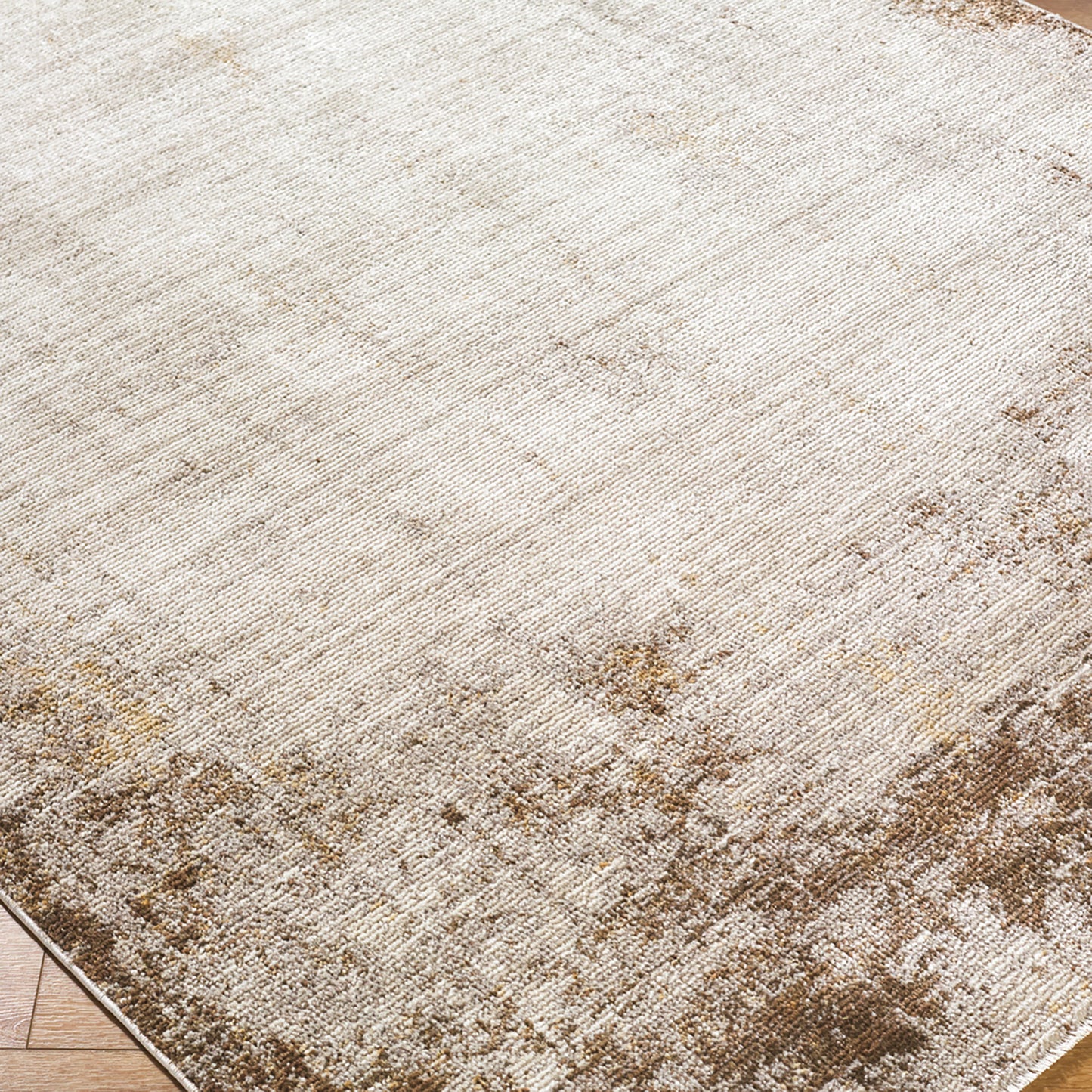 Myrtle Avenue IV by Galey Alix Modern Brown Marble Rug
