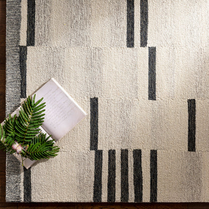 Granada Beige Modern Hand Tufted Wool Rug