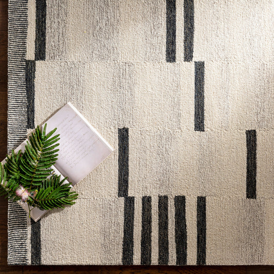 Granada Beige Modern Hand Tufted Wool Rug