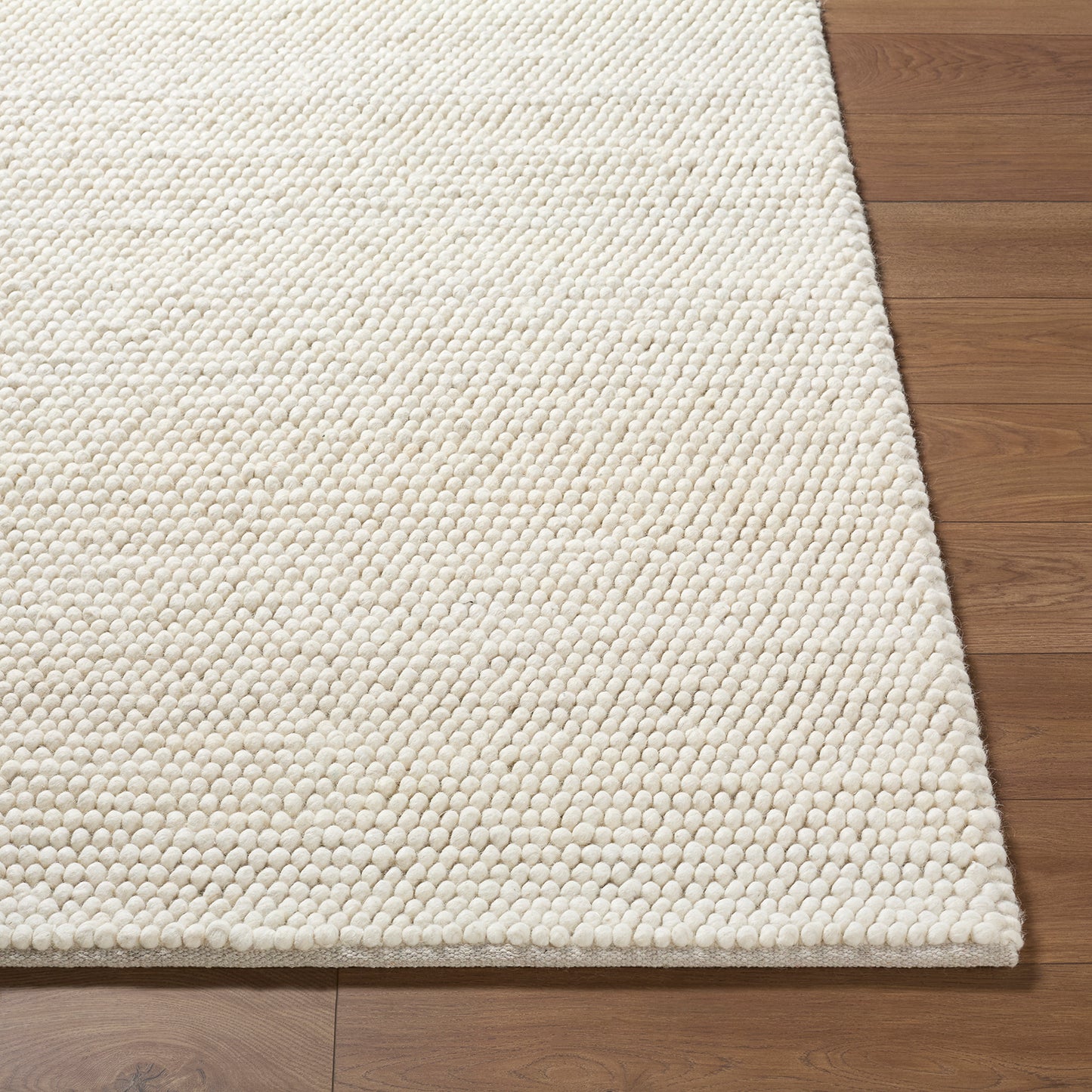 Hazar Global Cream Modern Wool Rug