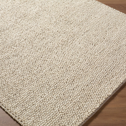 Hazar Global Beige Modern Wool Rug