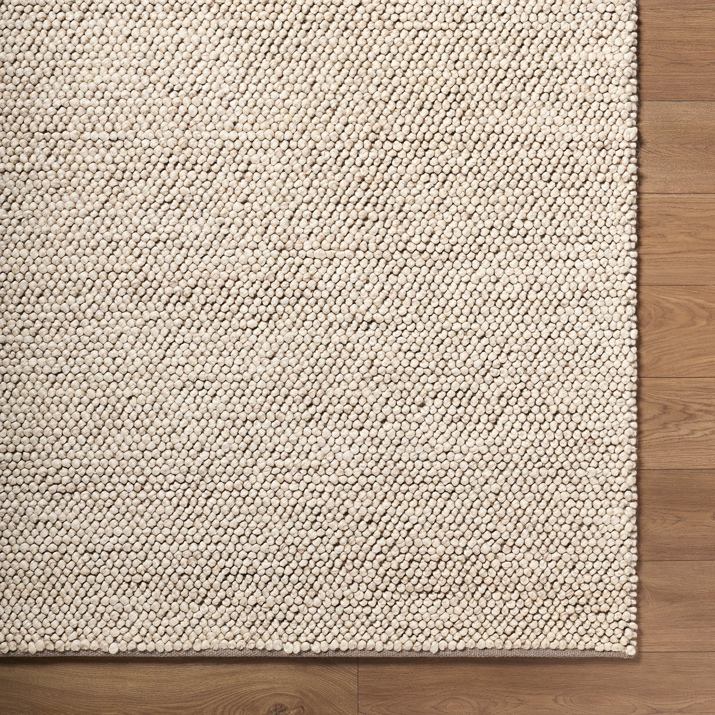Hazar Global Beige Modern Wool Rug